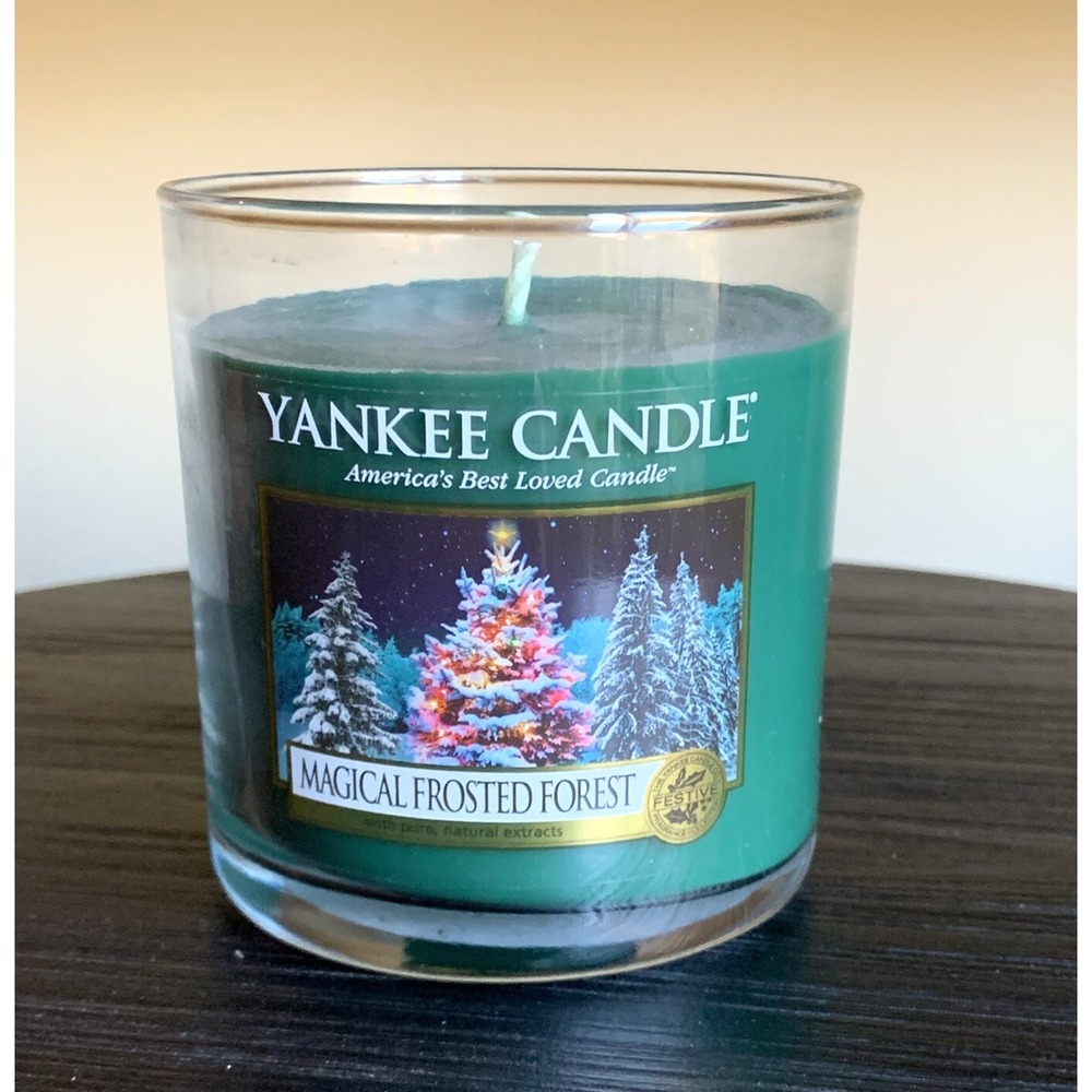 Yankee Candle Magical Frosted Forest 7oz Jar (No Lid)‎ Retired NEW